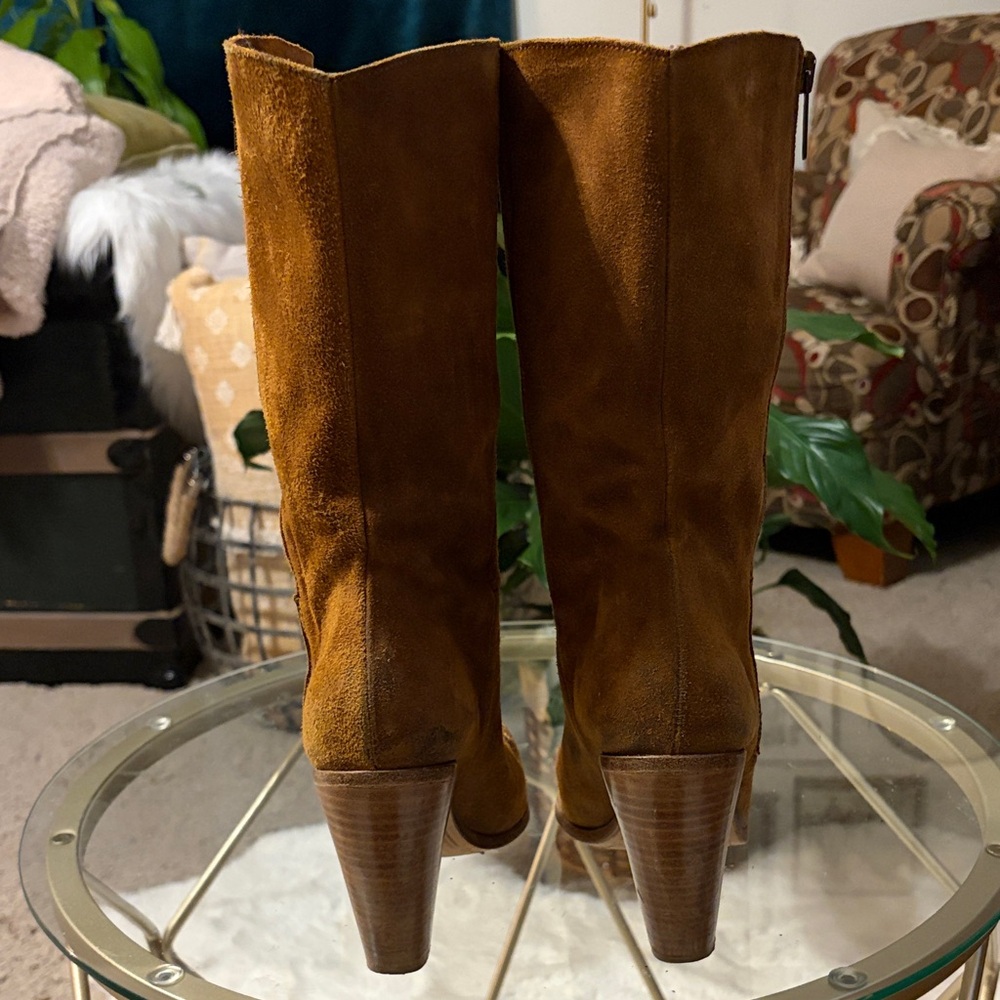 Golden Goose Brown Suede Heeled Boots - Picture 5 of 10
